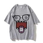Domo Kun Funny Meme T Shirts Men's Women High Quality Cotton Casual Tee Shirts Short Sleeve Summer T-shirt Tops Streetwear