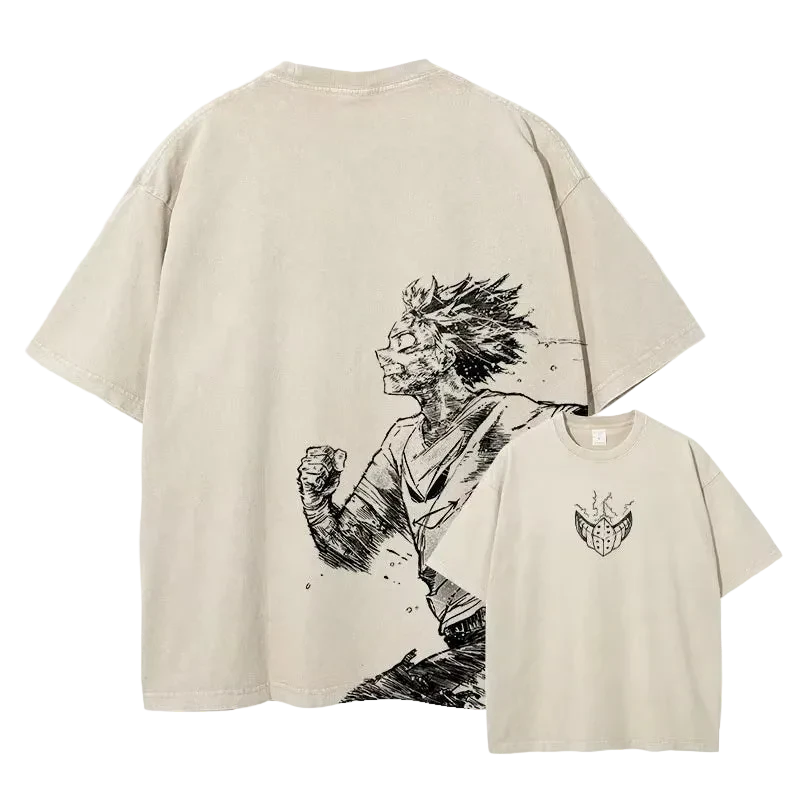 2026 New Anime Midoriya Izuku Men summer 100 cottonT Shirt My Hero Deku Tops Tees Manga unisex comfortable casual - ＤＡＥＬ