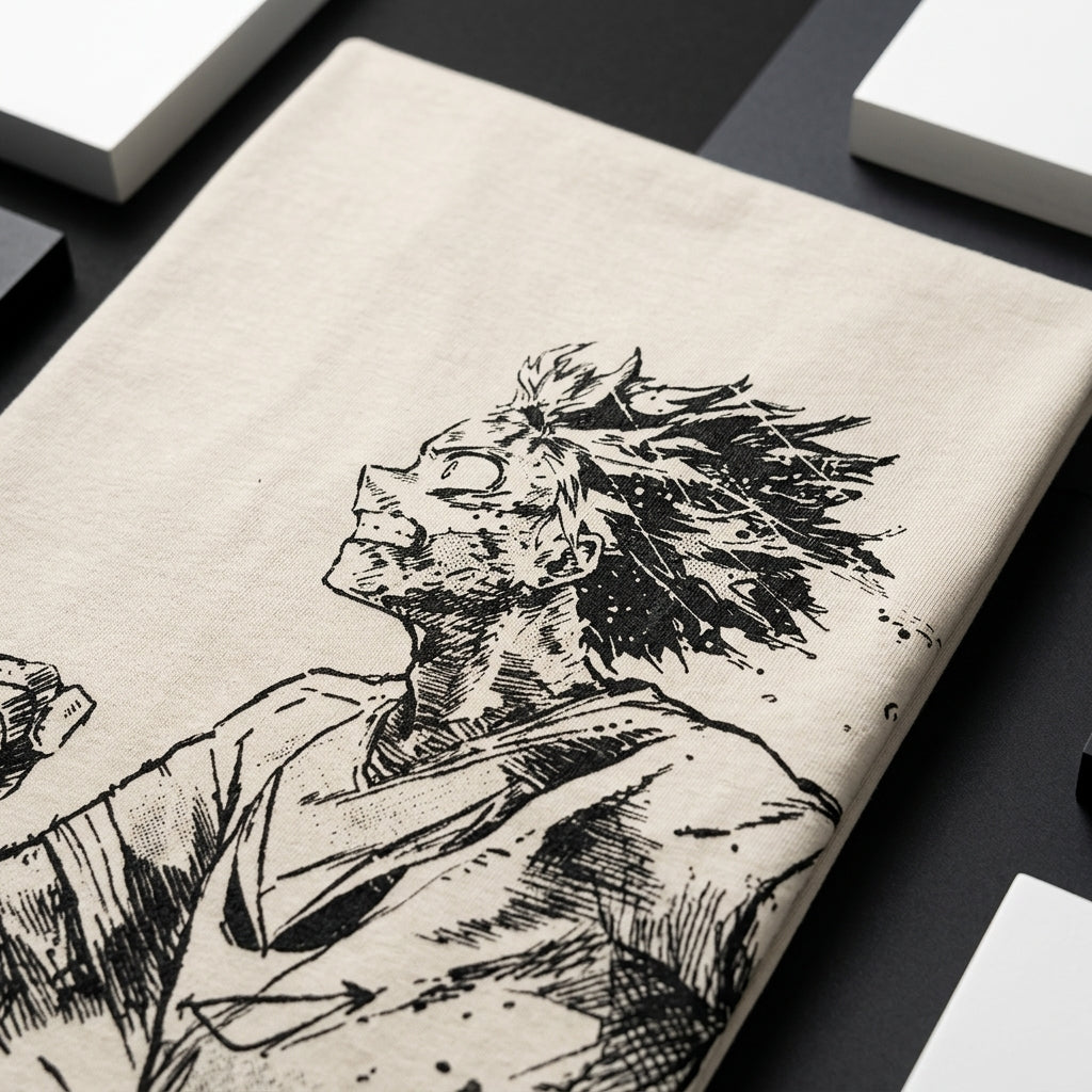 2026 New Anime Midoriya Izuku Men summer 100 cottonT Shirt My Hero Deku  Tops Tees Manga unisex comfortable  casual